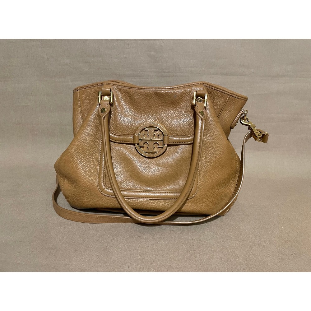 Tory Burch Amanda Hobo Cross Body Handbag Crossbody Leather Shoulder Bag Purse
